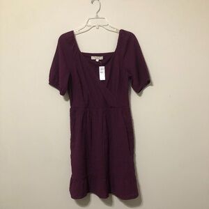 Loft Short Sleeve Dress Size 8 NWT (B)